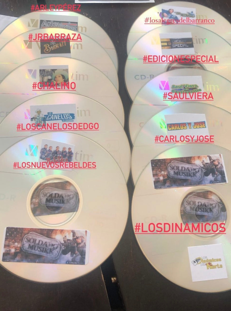 CDs (MP3 or regular) 6