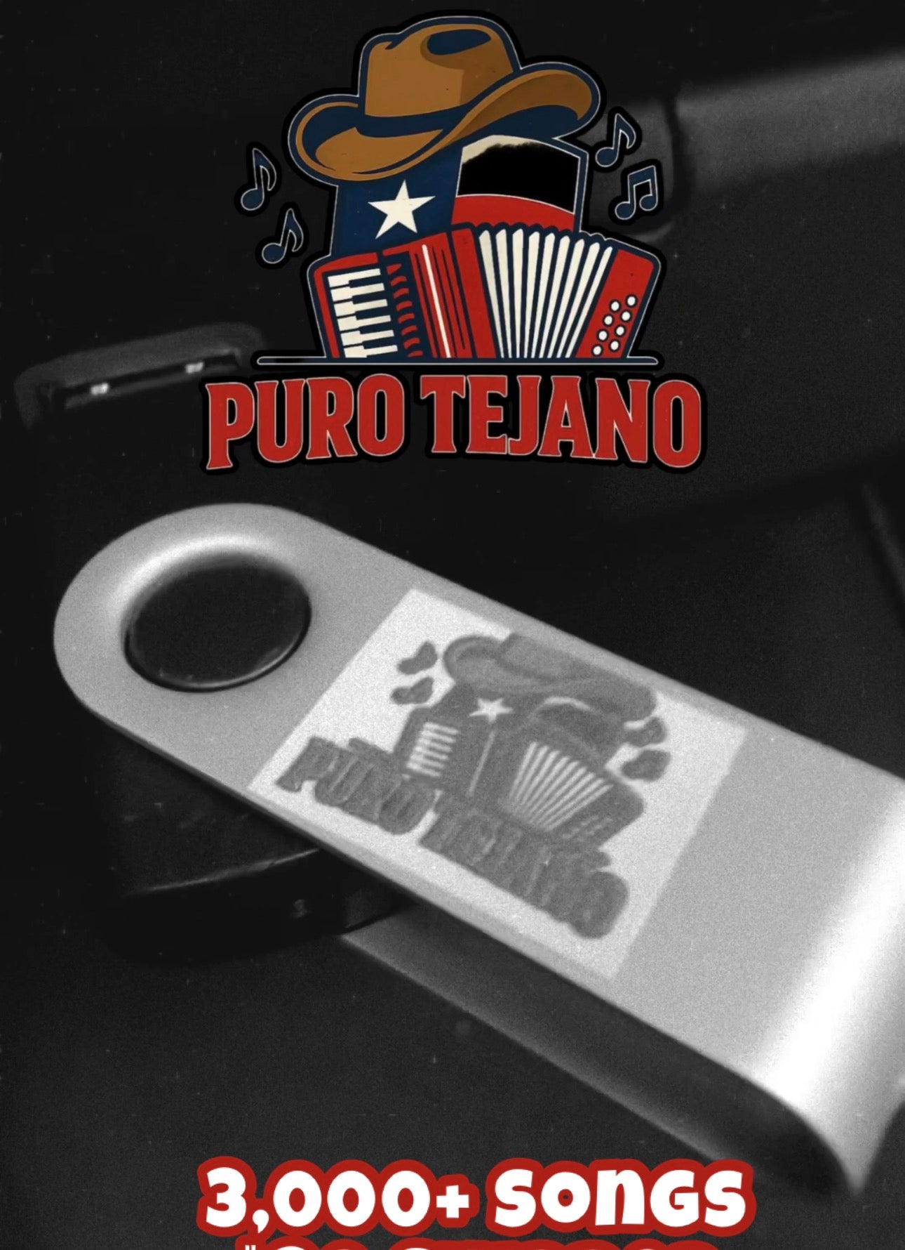 Puro Tejano USB Mix (3,000+ Songs)
