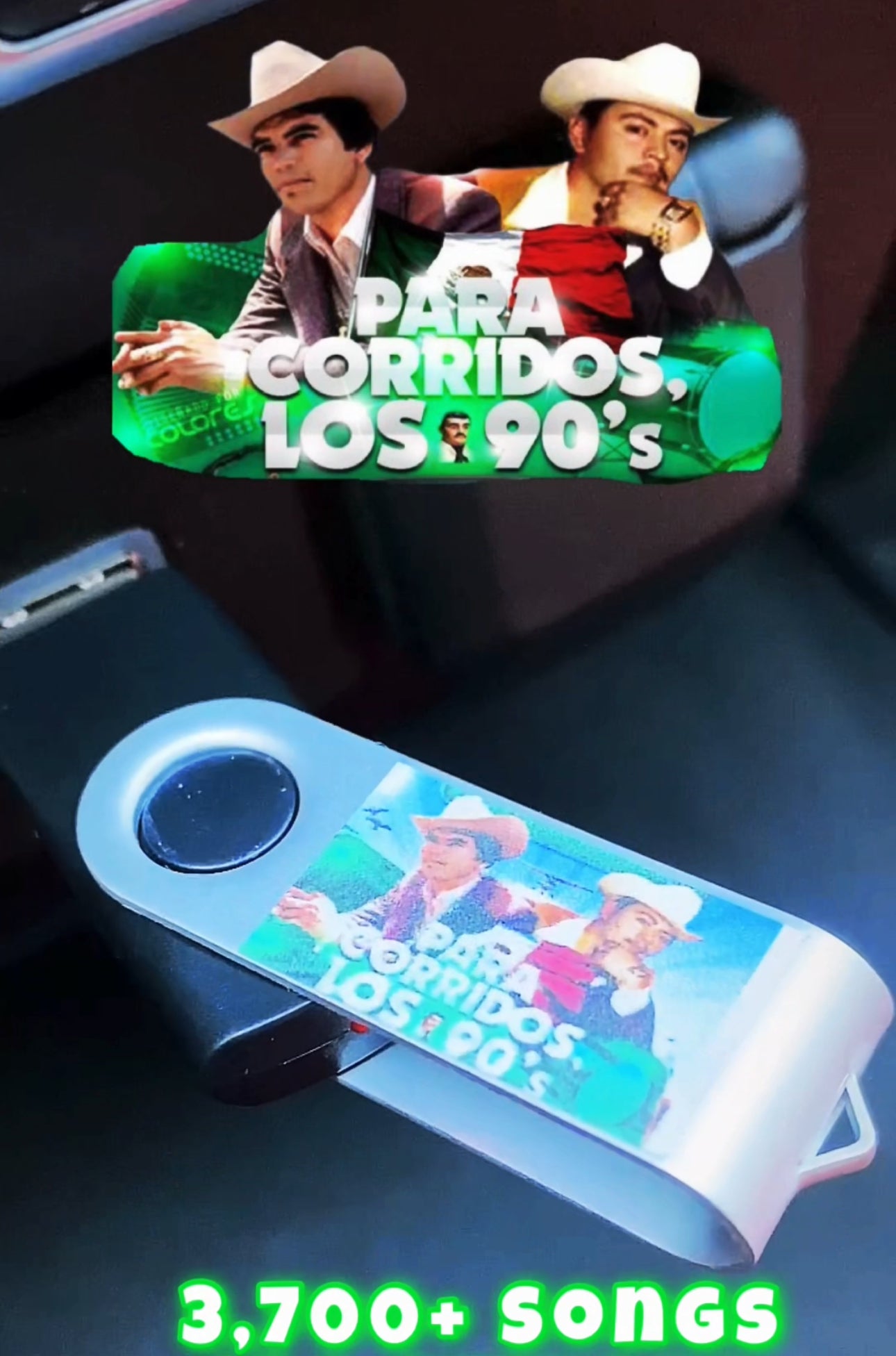 90s Corridos y Canciones USB Mix (3,700+)