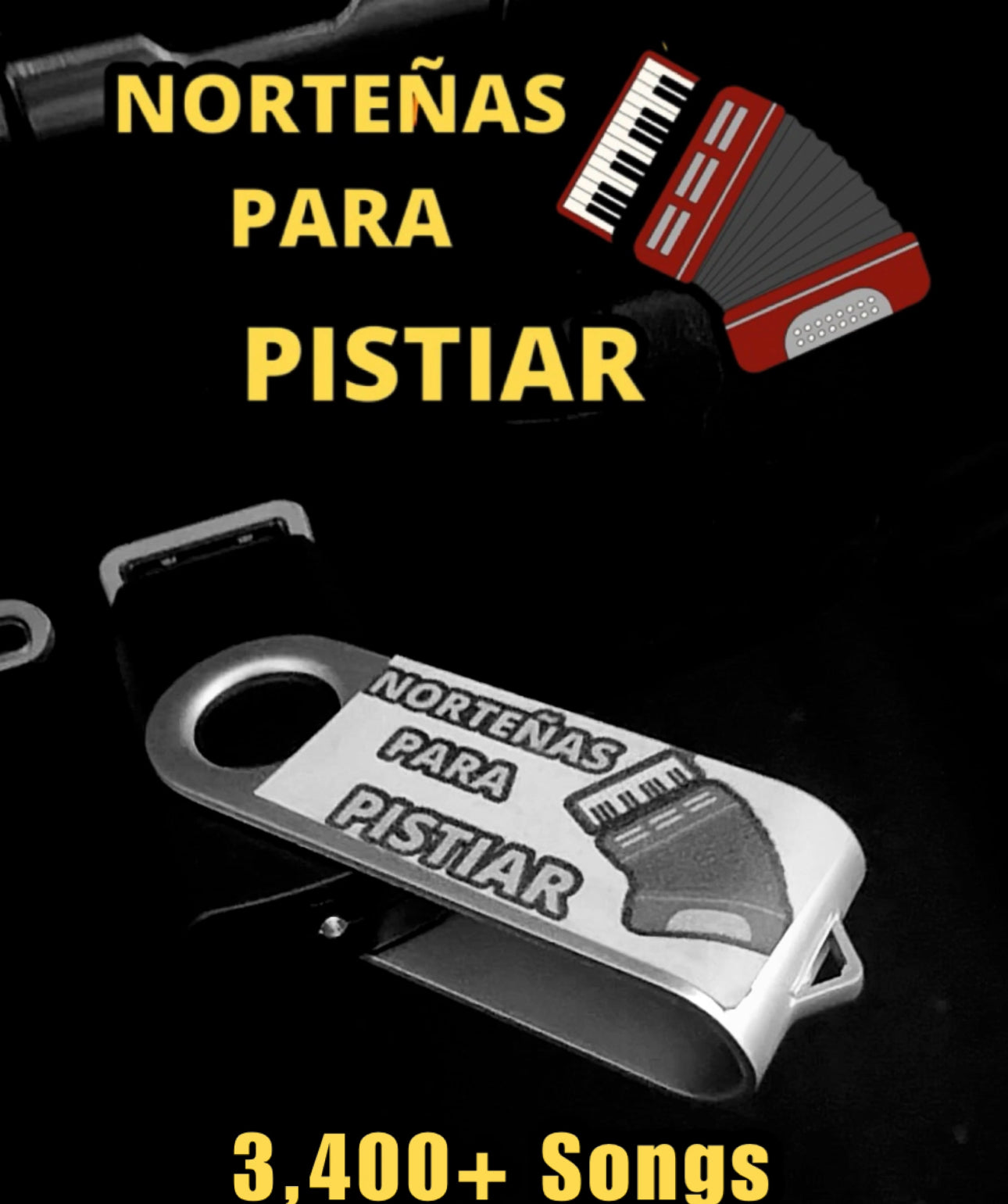 .Norteñas Para Pistear USB Mix (3000+ Songs)
