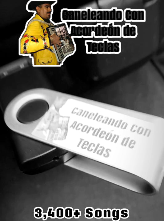 Caneleando Con Acordeón De Teclas USB (3,400+) Songs