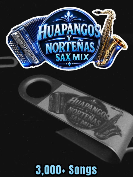 Sax Norteñas y Huapangos USB Mix (3000+ Songs)