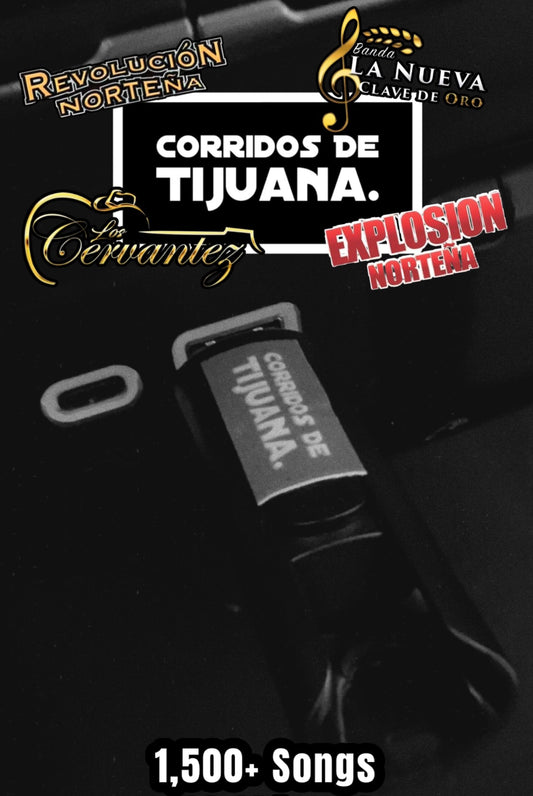Corridos De Tijuana USB Mix (1500+ Songs)