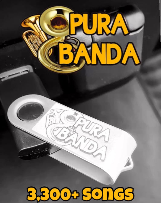 Pura Banda Mix USB (3,300+ Songs)