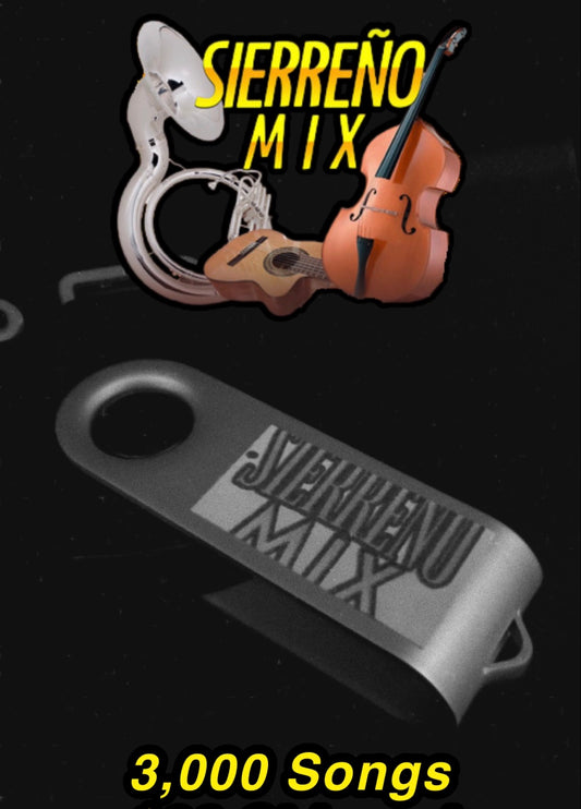Guitarras y Sierreño USB Mix (3000 Songs)