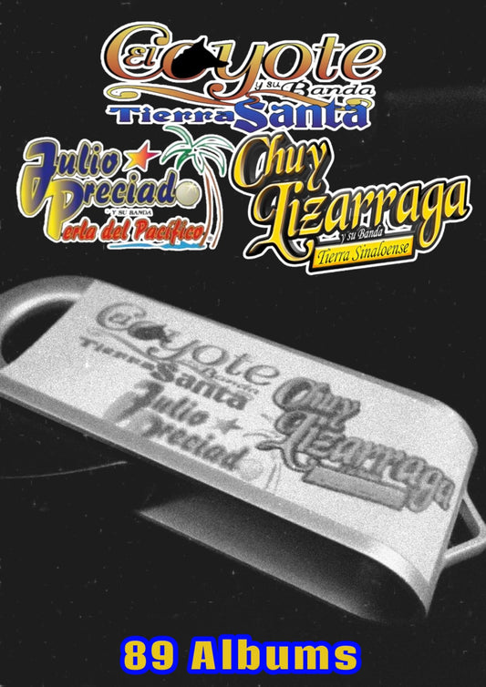 USB Chuy Lizarraga, El Coyote y Su Banda, y Julio Preciado (3 en 1)