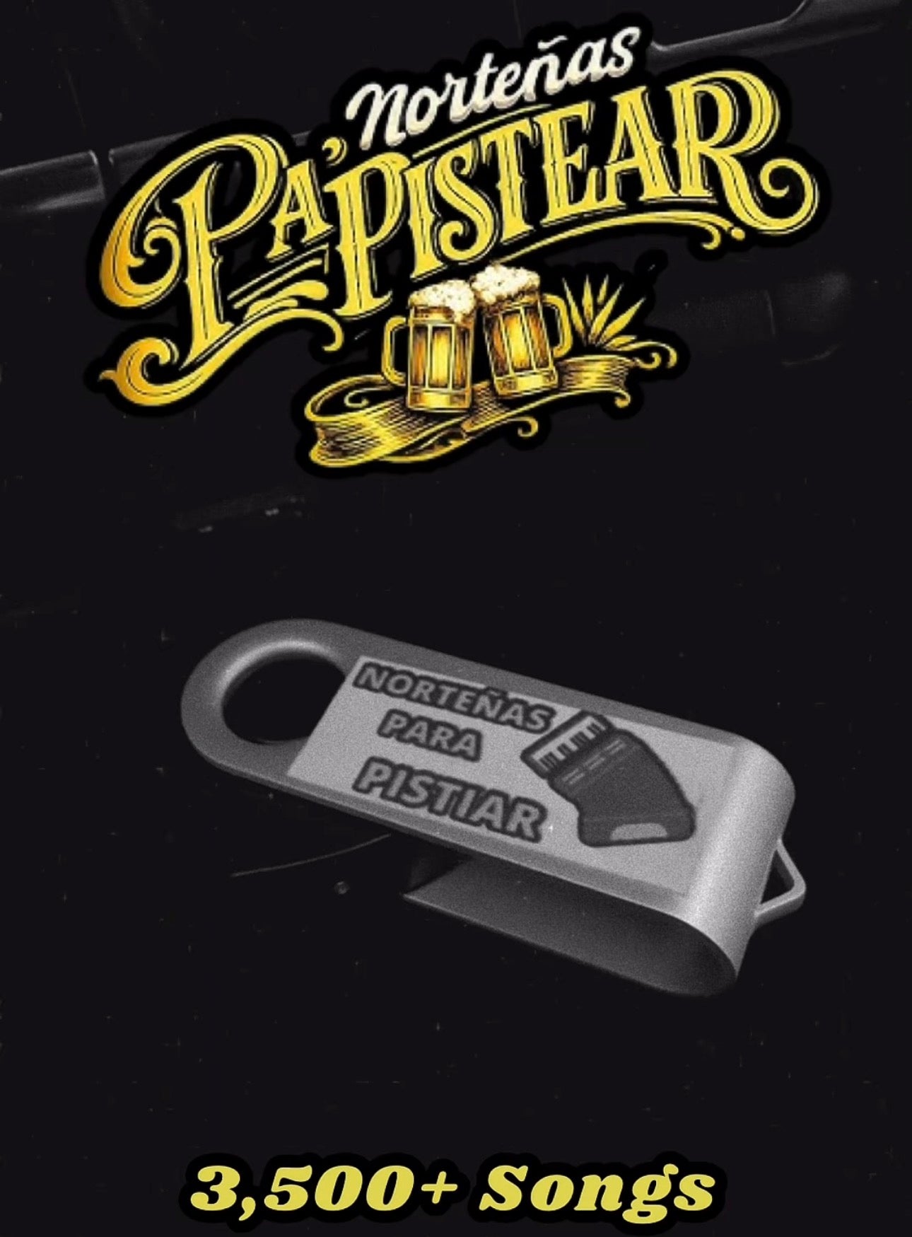 .Norteñas Para Pistear USB (3,500+ Rolas)