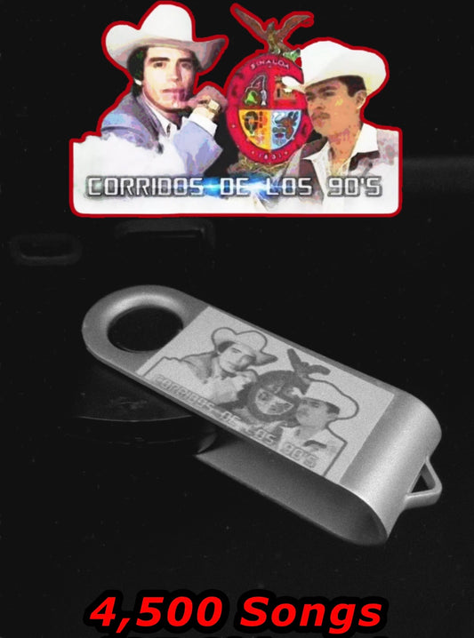 90s Corridos y Canciones USB Mix (4500 Songs)