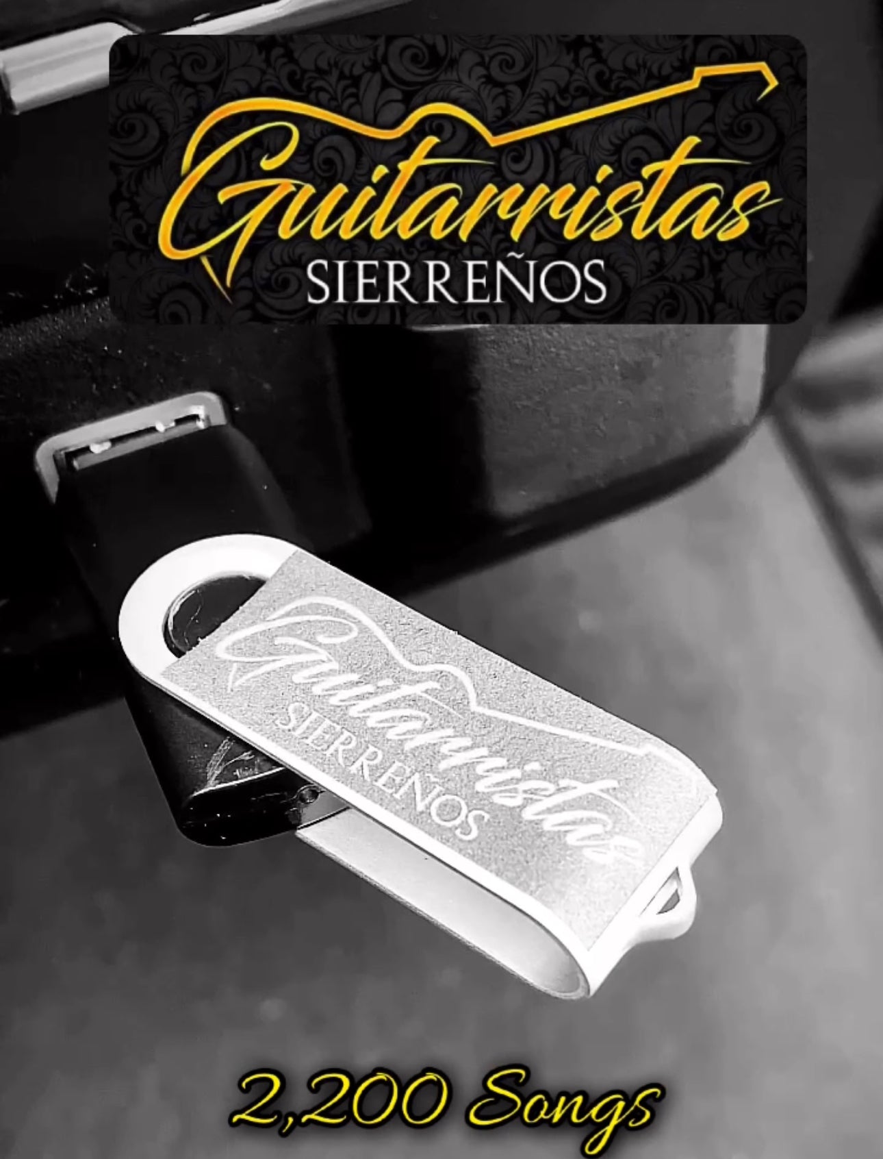 Guitarras y Sierreño USB Mix (2,200+ Songs)