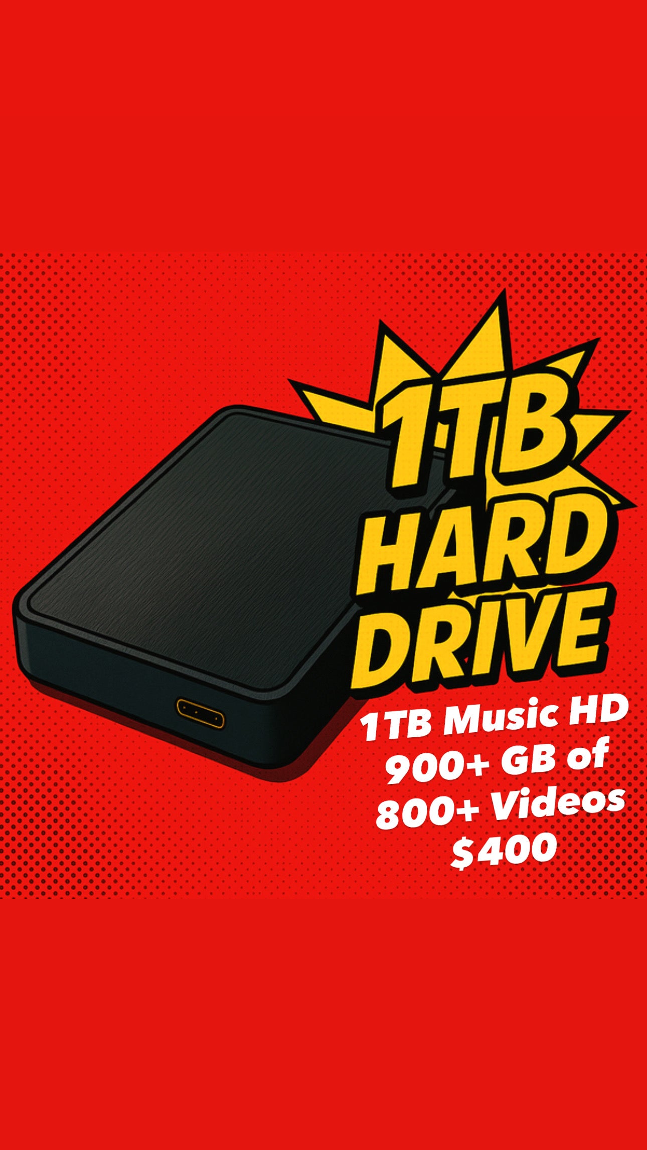 1TB Harddrive