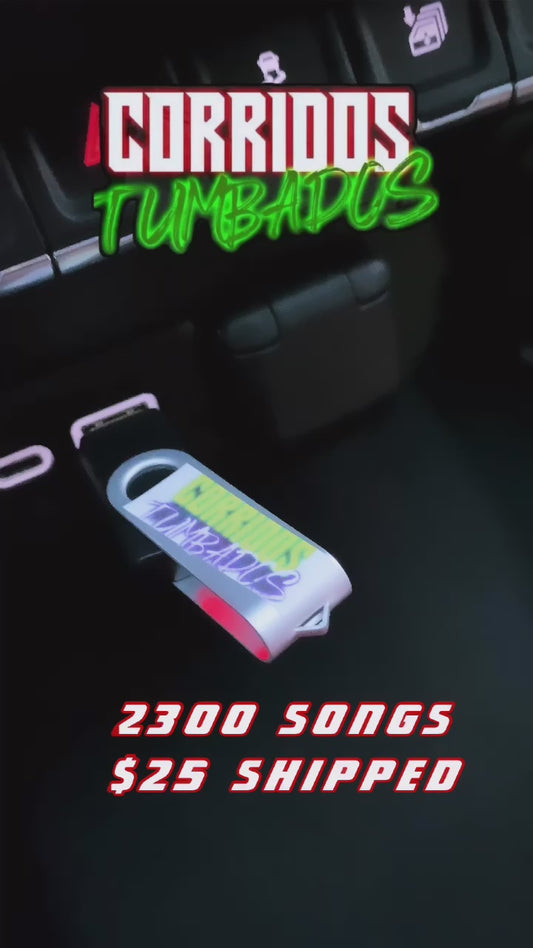 Corridos Tumbados/ Belicos USB (2,300+ Songs)
